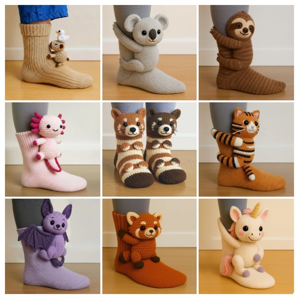 HOT SALE🦥3D Animal Socks🧦